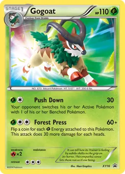 XY Black Star Promos Gogoat Pokémon card